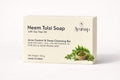 Ayuroop Neem Tulsi Soap with Tea Tree Oil – Acne Control & Deep Cleansing Bar | 100g